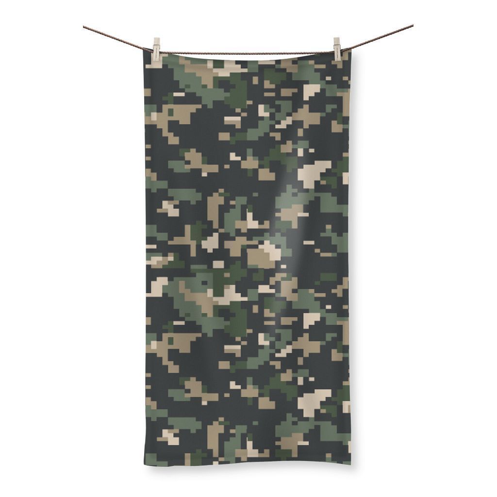 kite.ly Homeware 27.5"x55.0" Camofludge 6 Beach Towel