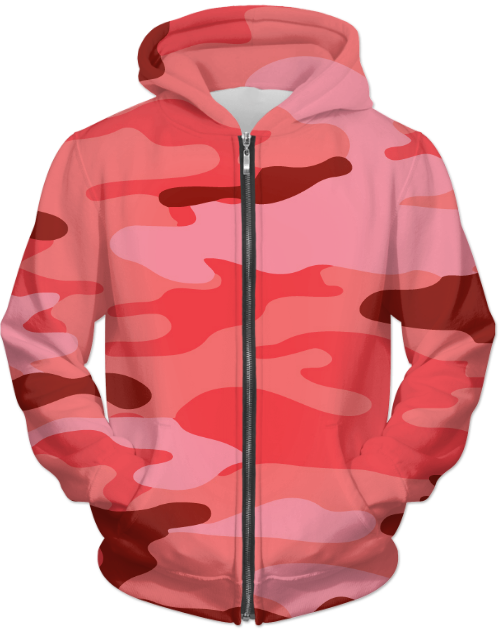 Virgin Teez Sublimation Hoodie Small Camofludge 6 UNISEX ZIP HOODIE