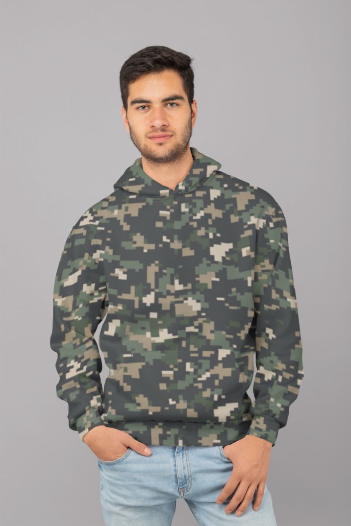 Camofludge 10 UNISEX Sublimation Hoodie