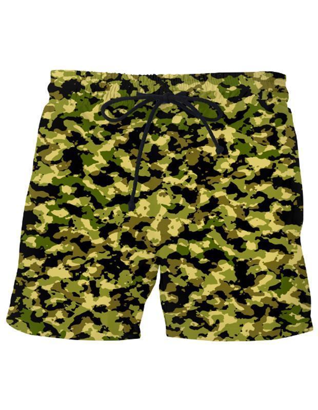 Virgin Teez Shorts Small Camouflage Swim Shorts