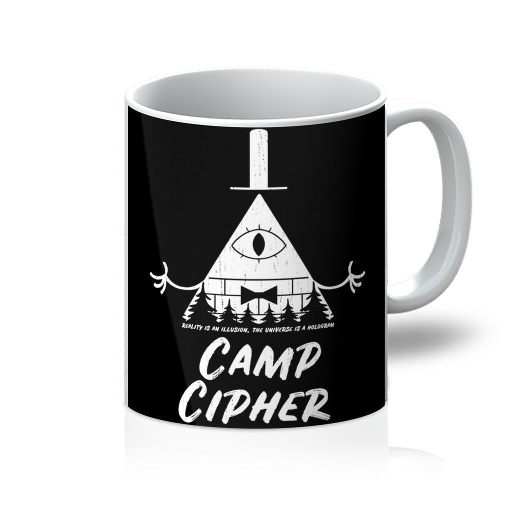 VIRGIN TEEZ Homeware 11oz Camp Cipher Mug