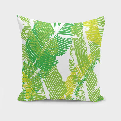 The Pillow pillows 16" x 16" Carved Jungle Cushion/Pillow