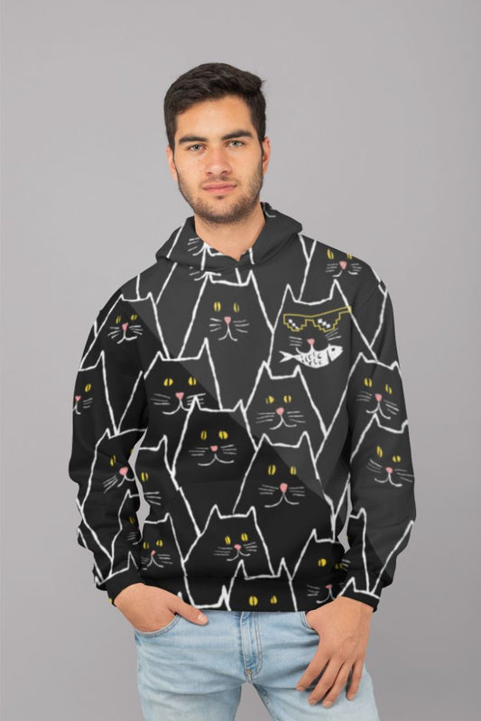 Cats pattern UNISEX Sublimation Hoodie