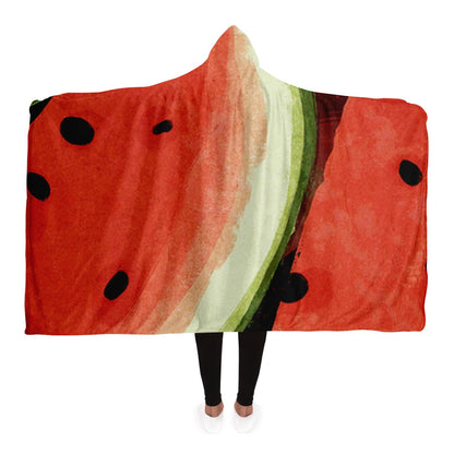 Melons pattern Hooded Blanket