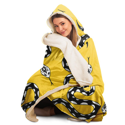 Snakes Hooded Blanket