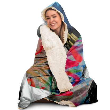 Griet Street Art Hooded Blanket