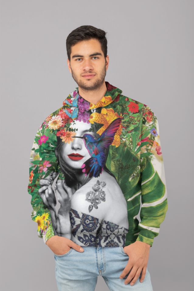 Chelsea flowers UNISEX Sublimation Hoodie