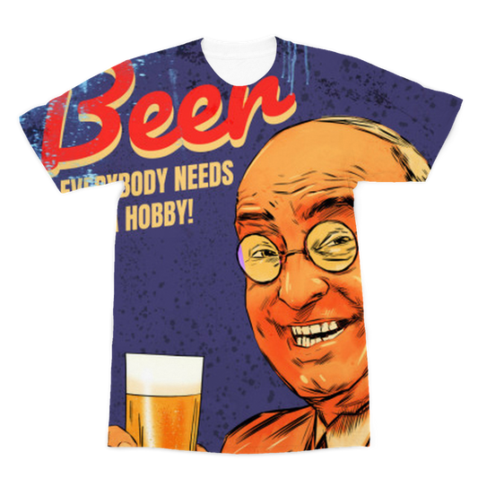 VIRGIN TEEZ Sublimation T-shirt XS Classic Beer Premium Sublimation Adult T-Shirt