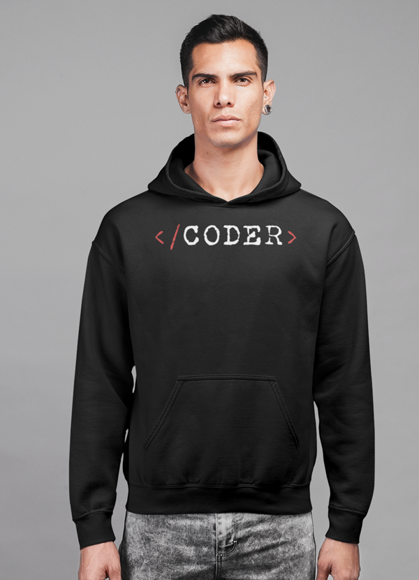 Virgin Teez Pull Over Hoodie Small Coder Hoodie