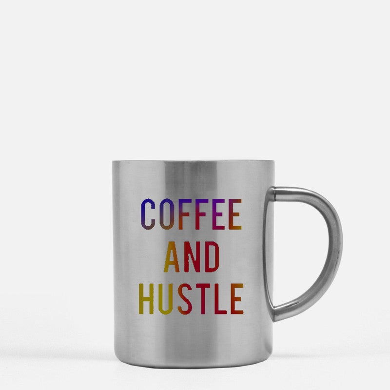 Coffee And Hustle Gold & Silver Mug