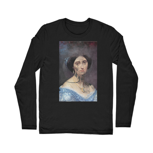 VIRGIN TEEZ Long sleeves T-shirt Black / Unisex / S collage Classic Long Sleeve T-Shirt