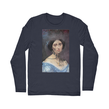 VIRGIN TEEZ Long sleeves T-shirt NAVY / Unisex / S collage Classic Long Sleeve T-Shirt