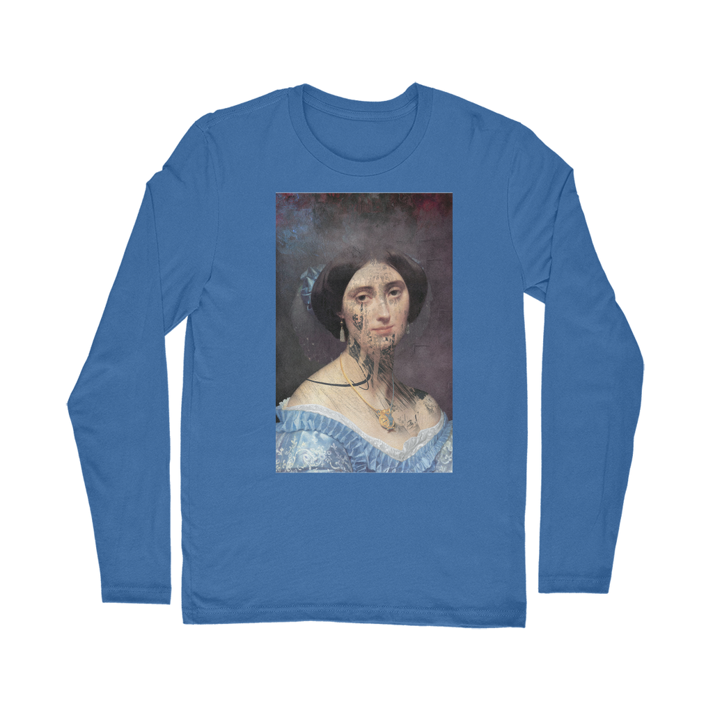 VIRGIN TEEZ Long sleeves T-shirt Royal / Unisex / S collage Classic Long Sleeve T-Shirt