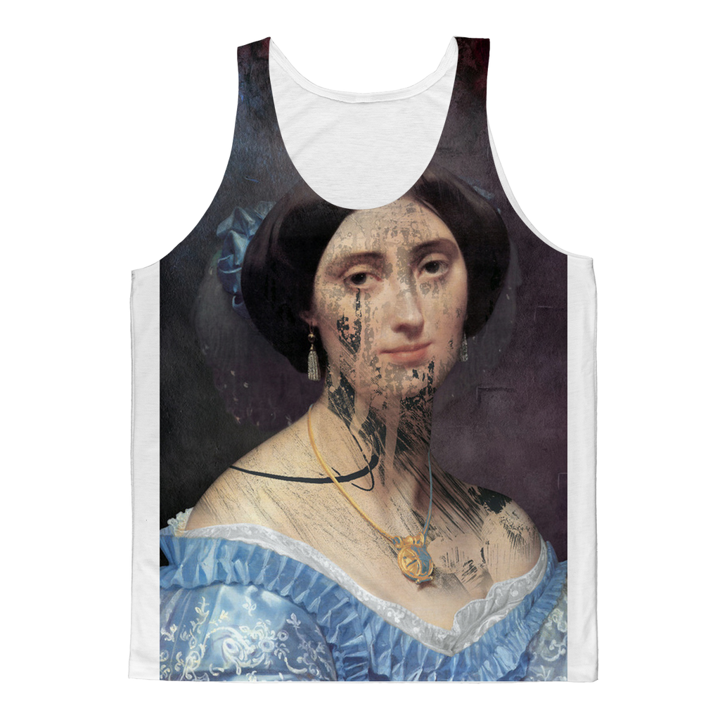 VIRGIN TEEZ Tank Top XS collage Classic Sublimation Adult Tank Top