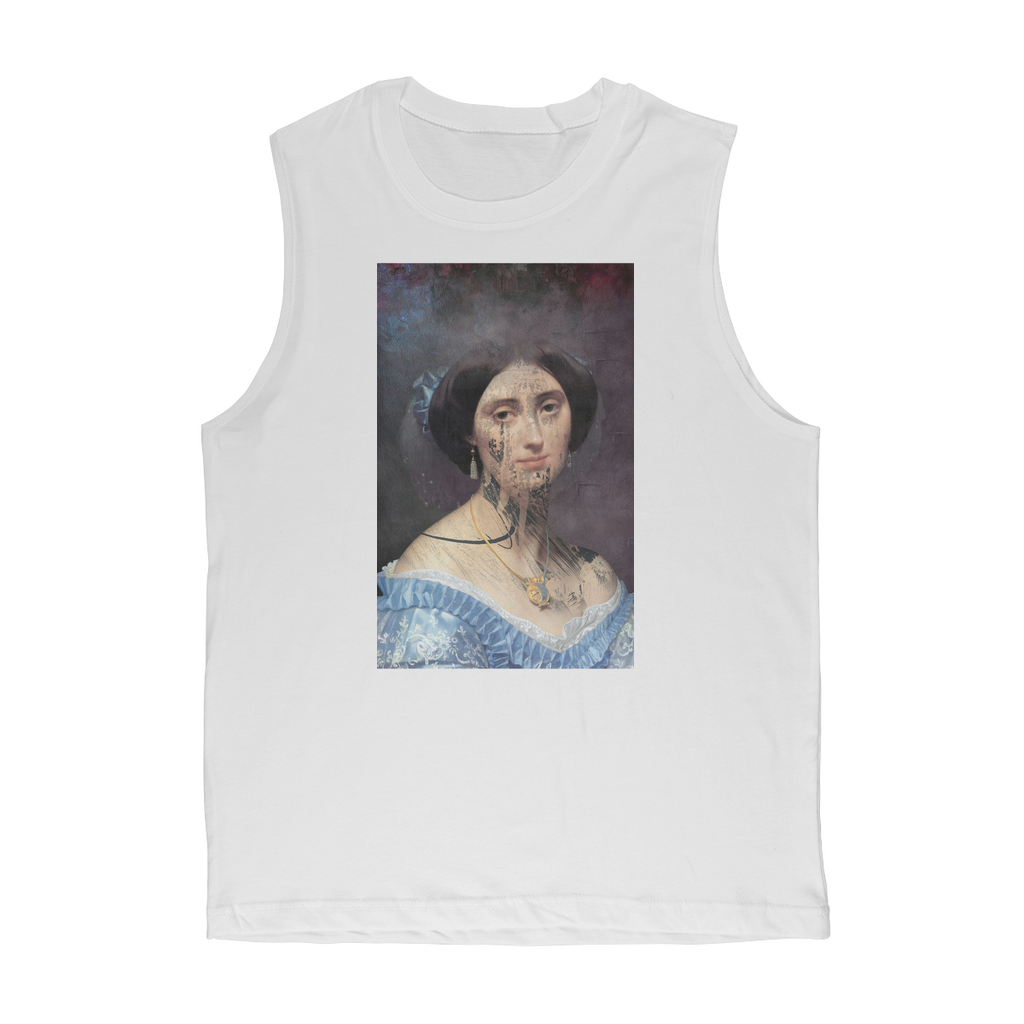 VIRGIN TEEZ Tank Top White / Unisex / S collage Premium Adult Muscle Top