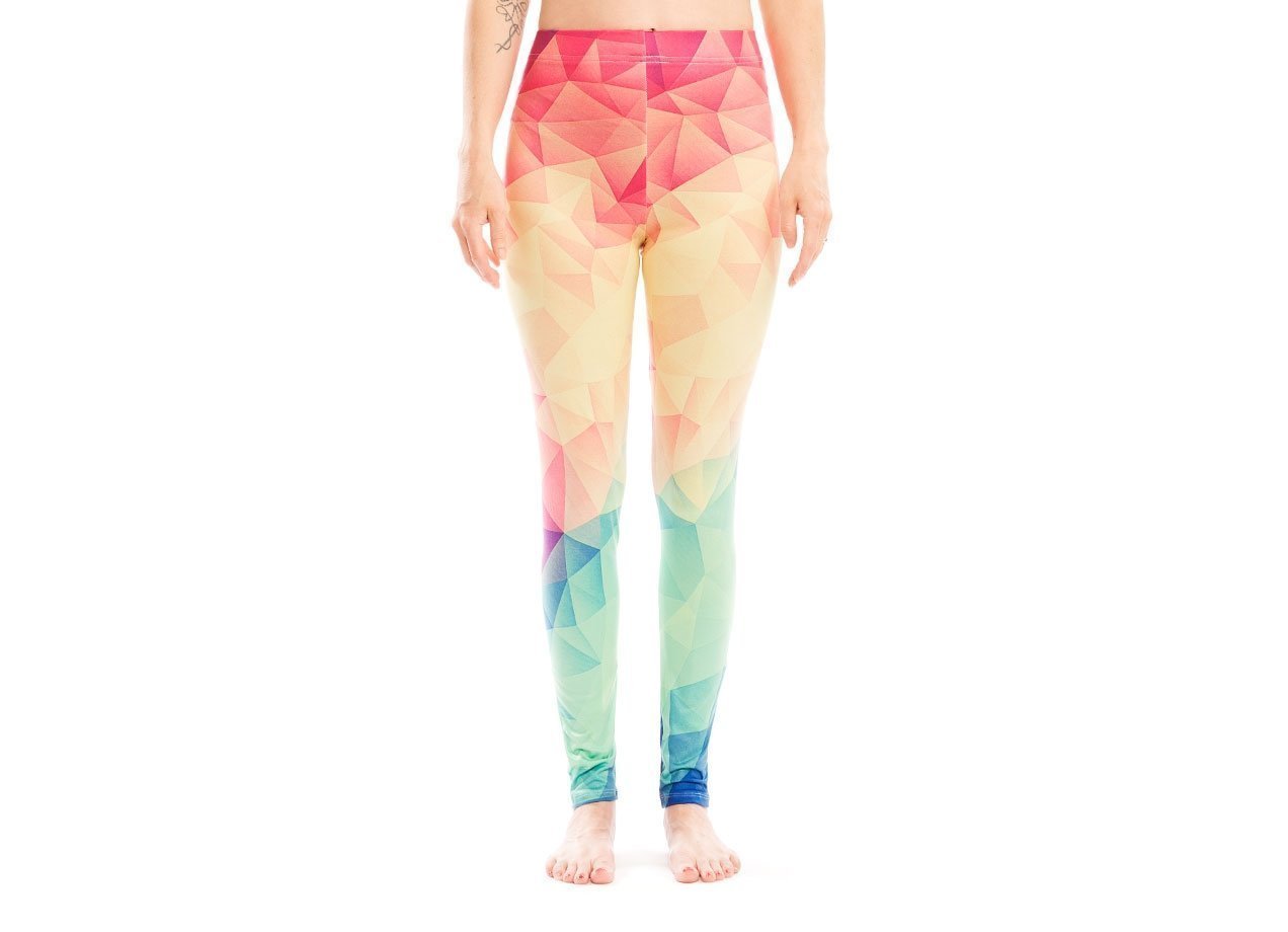 Virgin Teez Leggings Small COLOR BOMB! Legging