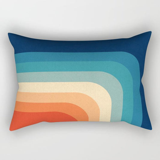 The Pillow pillows SMALL 17" X 12" Color Lines Rectangle Pillow