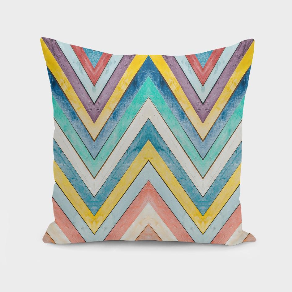 The Pillow pillows 16" x 16" COLORFUL MOUNTAINS  Cushion/Pillow