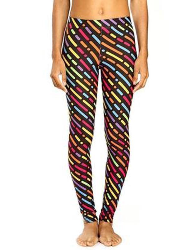 Virgin Teez Leggings Small Colorful Rain Legging