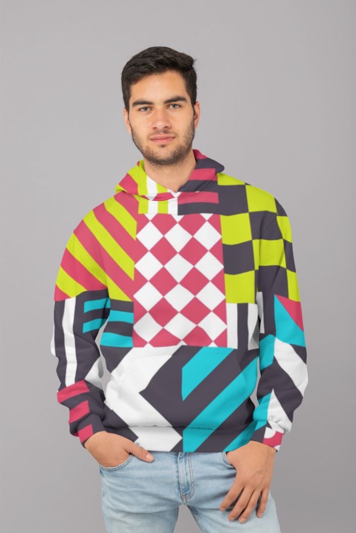 Colourfull pattern 3 UNISEX Sublimation Hoodie