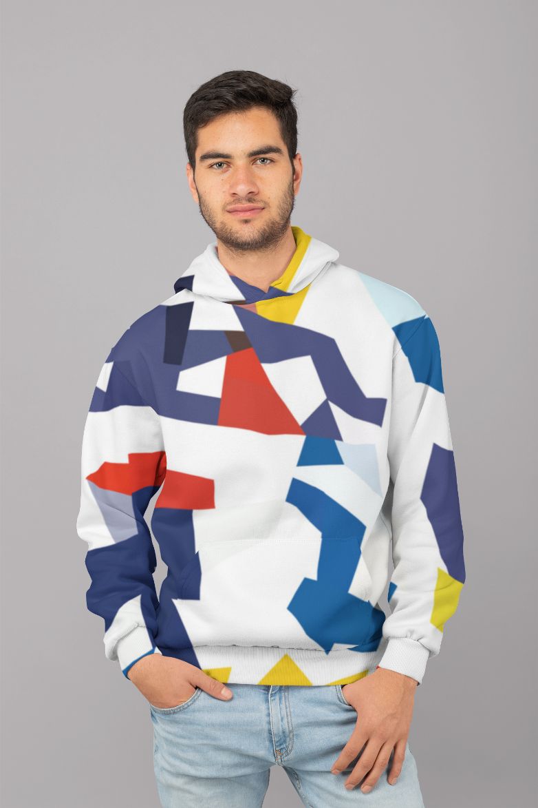 Colourful pattern UNISEX Sublimation Hoodie