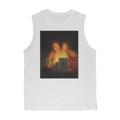 VIRGIN TEEZ Tank Top White / Unisex / S Connected Classic Adult Muscle Top