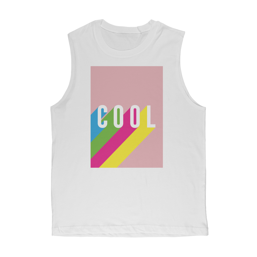 VIRGIN TEEZ Tank Top White / Unisex / S Cool Premium Adult Muscle Top