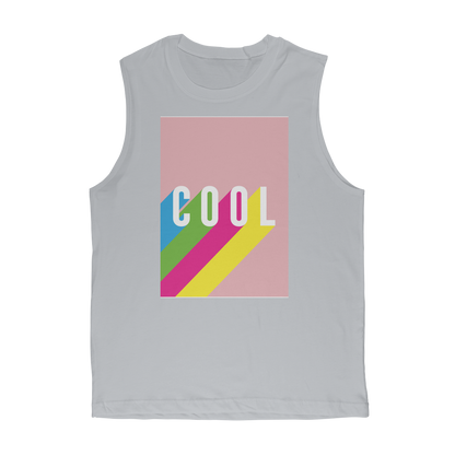 VIRGIN TEEZ Tank Top Light Grey / Unisex / S Cool Premium Adult Muscle Top