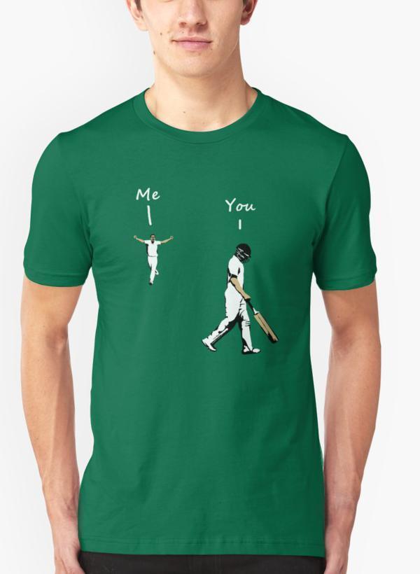 Ali Naqvi T-SHIRT SMALL Cricket Green T-shirt