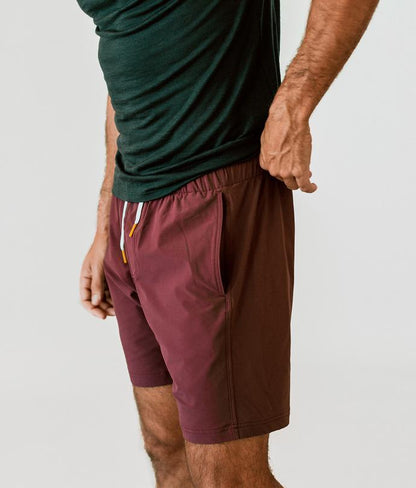 Virgin Teez Shorts SMALL (28"-18") Crimson Plain Shorts