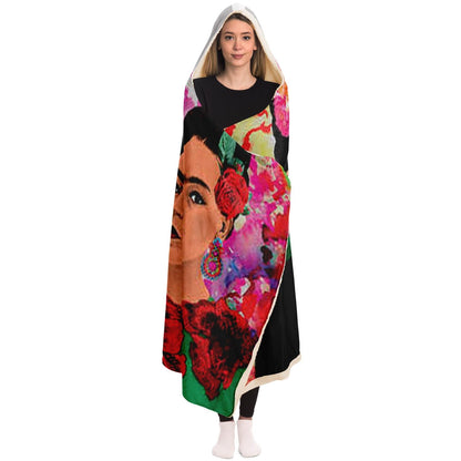 Frida Kahlo Lovers Hooded Blanket