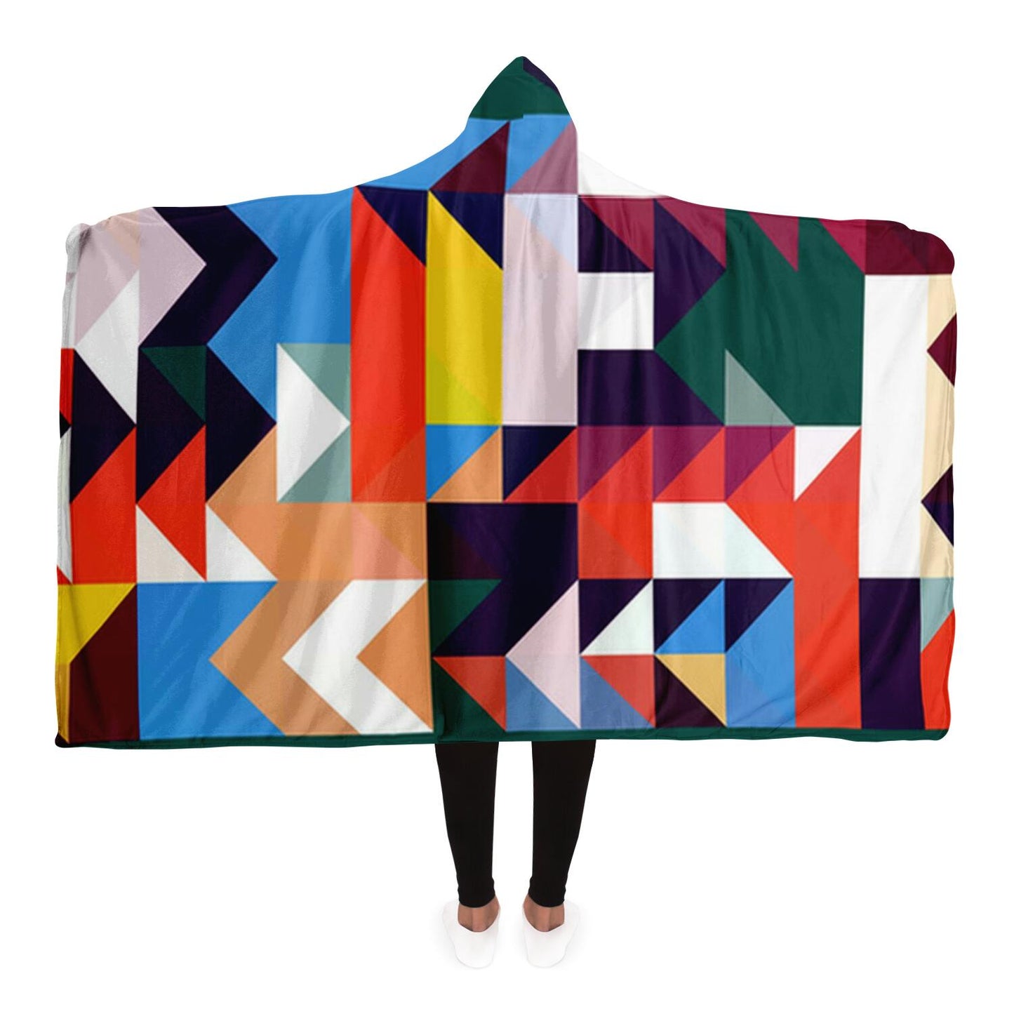 Beautiful pattern Hooded Blanket