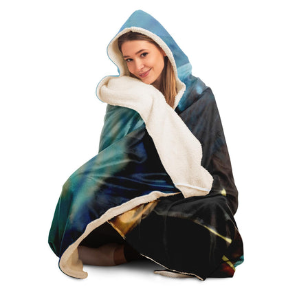 Magic of Starry Night Hooded Blanket