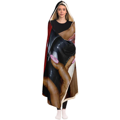 Shoe Problem Hooded Blanket