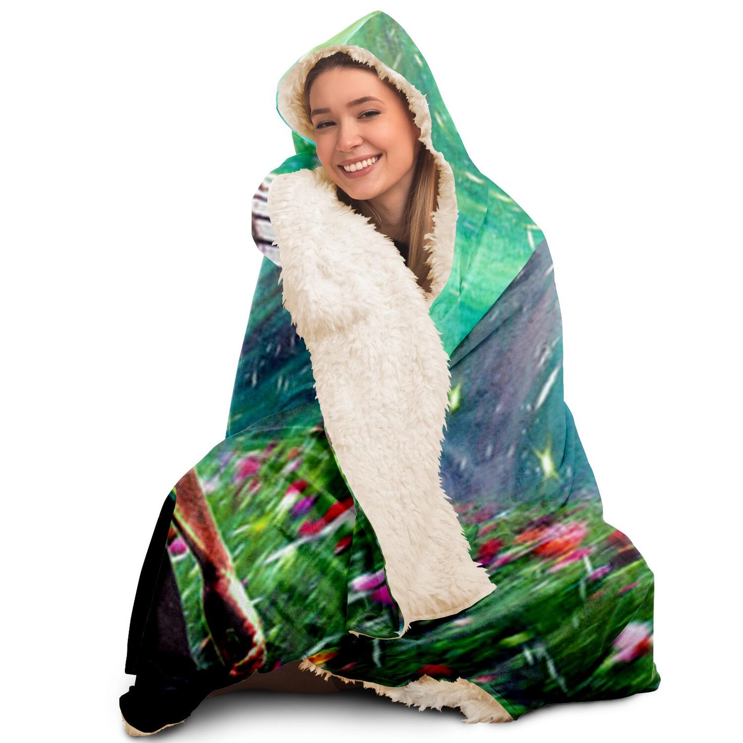 Tropical Vibes Hooded Blanket