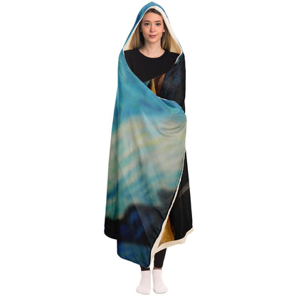 Magic of Starry Night Hooded Blanket