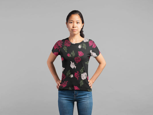 Dark roses Classic Sublimation Women's T-Shirt