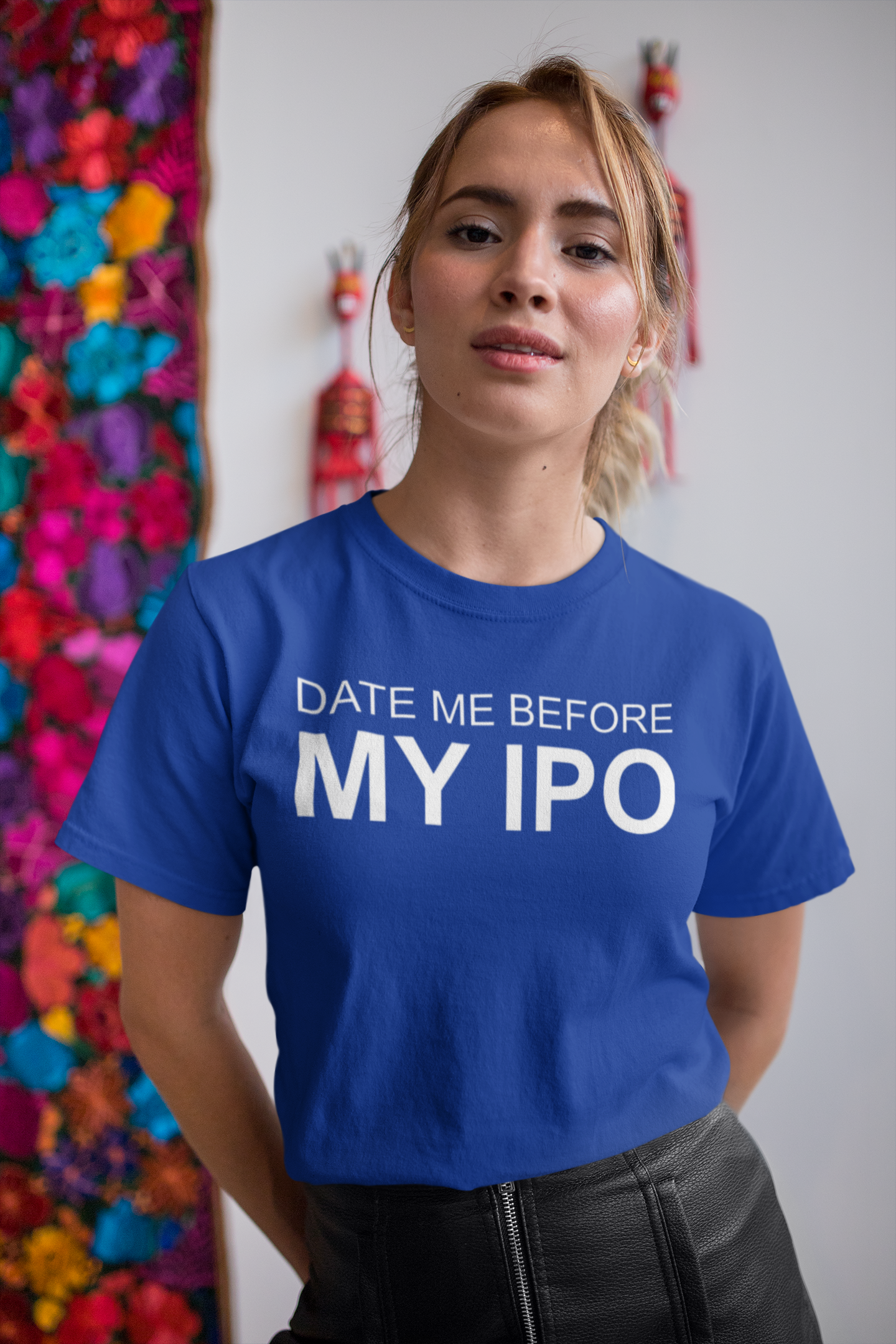 Virgin Teez Women T-Shirt Date me Before My Ipo Women T-shirt