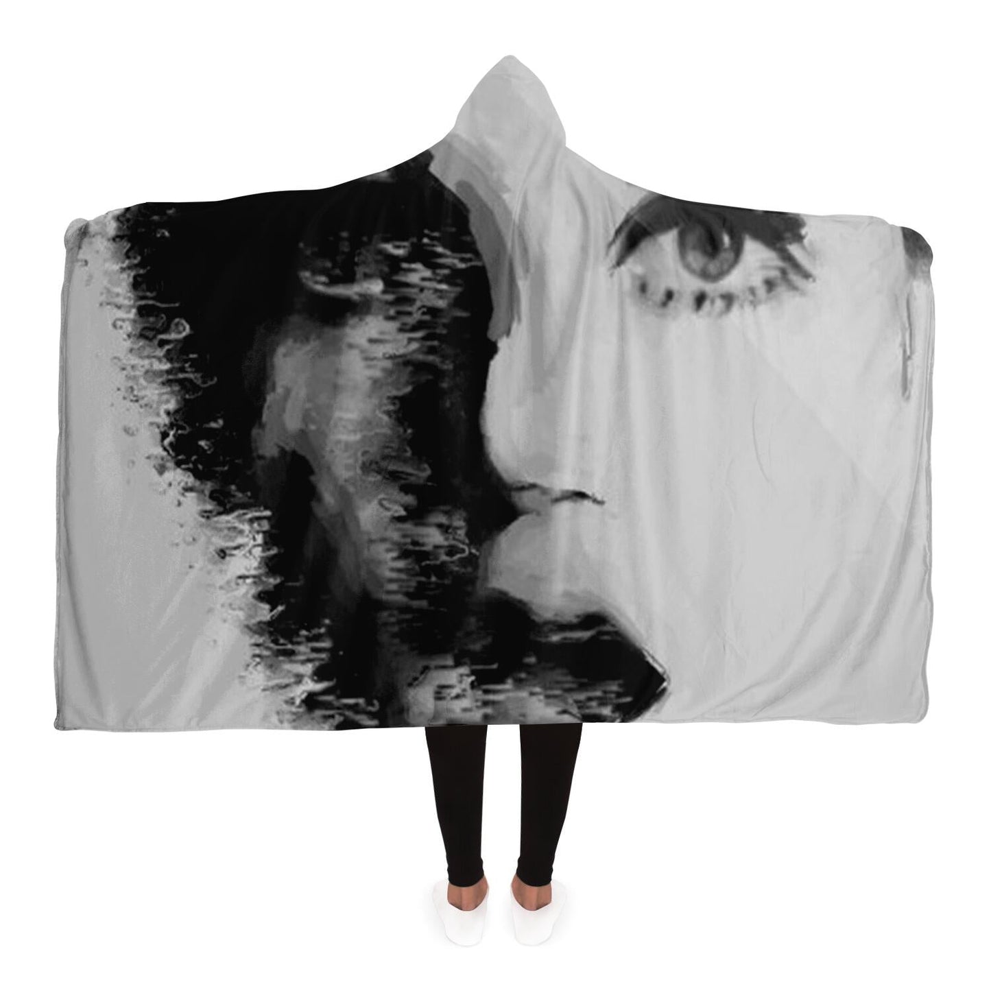 Brokenface Hooded Blanket