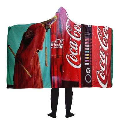 Coca Cola Hooded Blanket