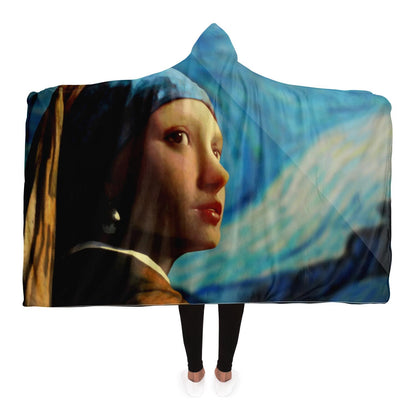 Magic of Starry Night Hooded Blanket