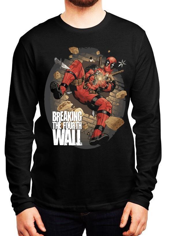 M Nidal Khan T-shirt SMALL Deadpool Spider Full Sleeves T-shirt