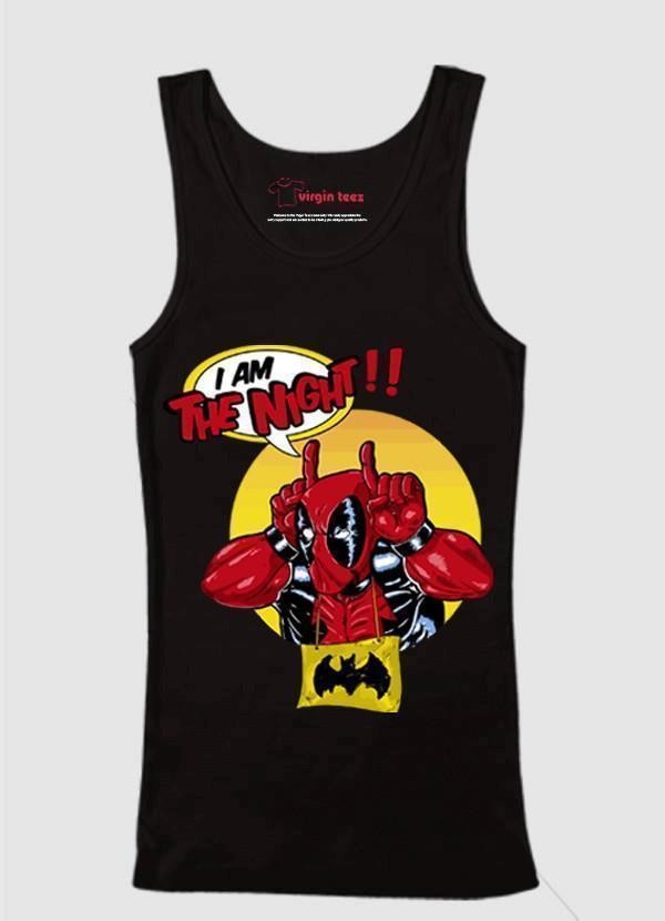 M Nidal Khan Tank Top SMALL / Black Deadpool Tank Top