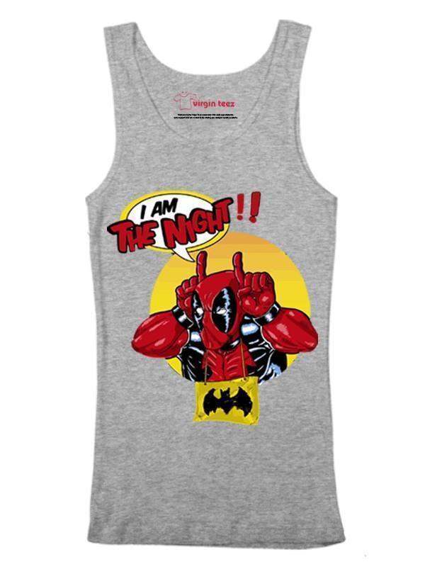 M Nidal Khan Tank Top SMALL / Gray Deadpool Tank Top