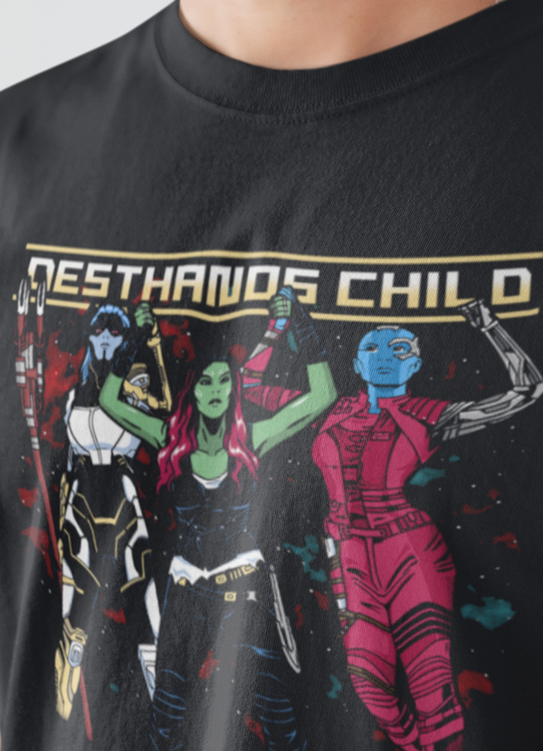 Virgin Teez T-SHIRT SMALL Desthanos Child T-shirt