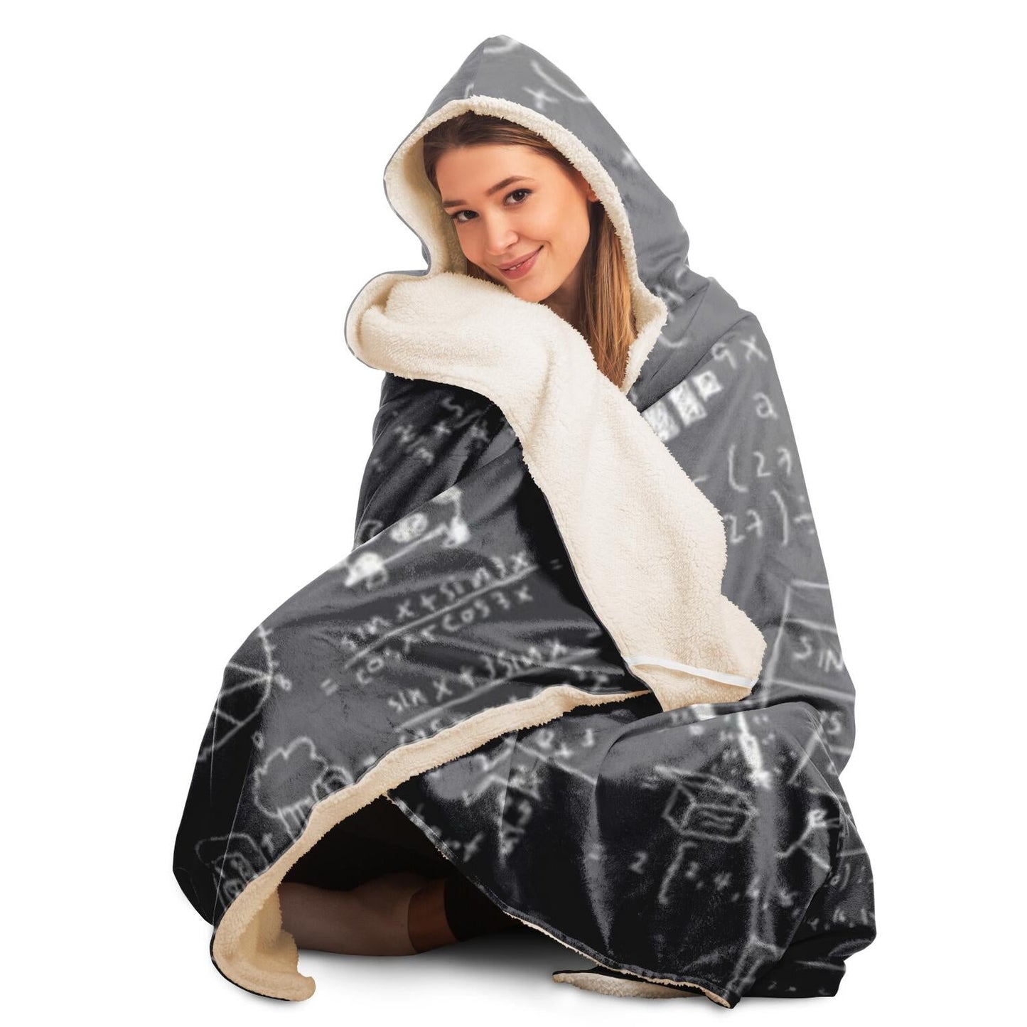 Maths Hooded Blanket