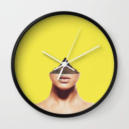 Dany Designs Wall Clock White Displacement Wall clock