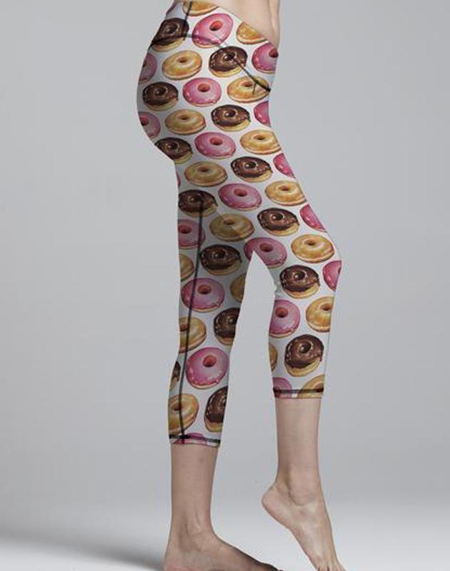 Virgin Teez Leggings Small Donuts Legging