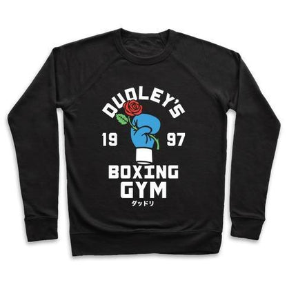 Virgin Teez  Pullover Crewneck Sweatshirt / x-small / Black DUDLEY'S BOXING GYM CREWNECK SWEATSHIRT