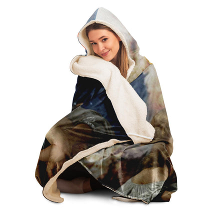 Hand Grenade Hooded Blanket